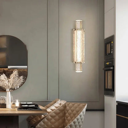 Titania Collection | Wall Sconce Light with Energy-Efficient LED | Elegant Glass Design for Modern Spaces