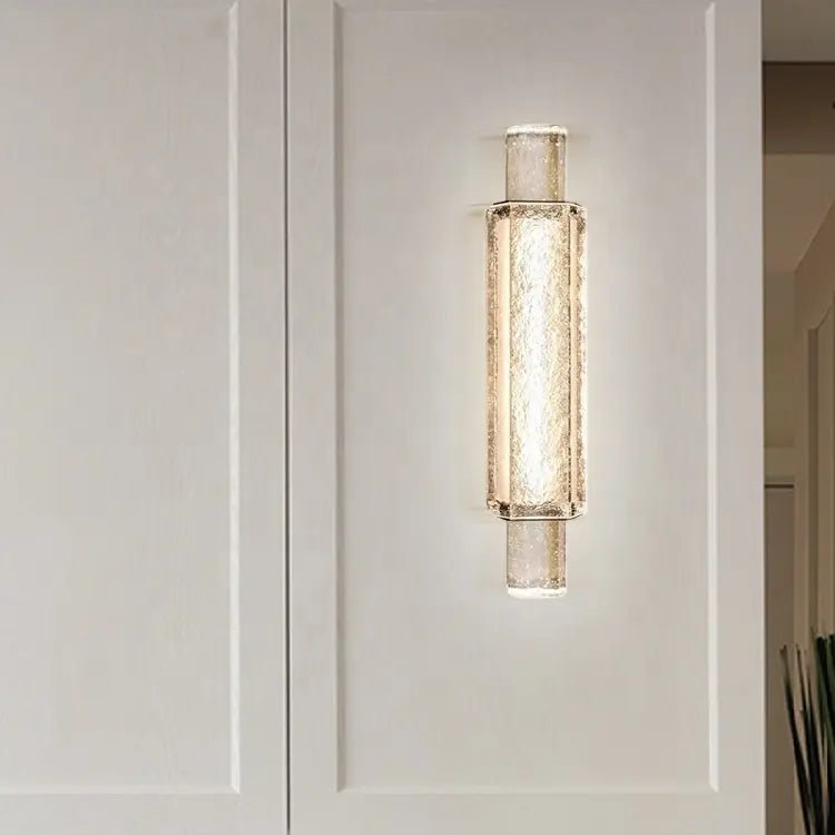 Titania Collection | Wall Sconce Light with Energy-Efficient LED | Elegant Glass Design for Modern Spaces