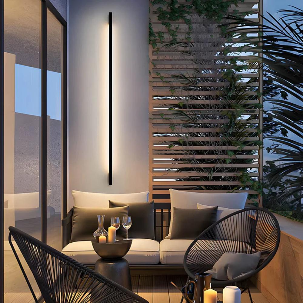 Vionra | Solar Outdoor Wall Lamp with Modern Design & LED Light | Eco-Friendly Illumination for Elegant Exteriors