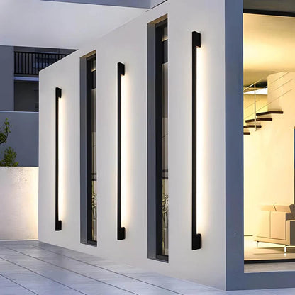 Vionra | Solar Outdoor Wall Lamp with Modern Design & LED Light | Eco-Friendly Illumination for Elegant Exteriors