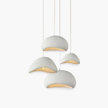 Wabi-Sabi Inspired Pendant Light | Adjustable Height for Tranquil Kitchen Lighting