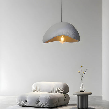 Wabi-Sabi Inspired Pendant Light | Adjustable Height for Tranquil Kitchen Lighting
