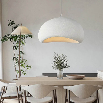 Wabi-Sabi Inspired Pendant Light | Adjustable Height for Tranquil Kitchen Lighting