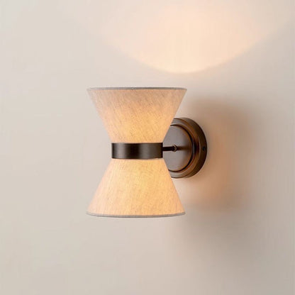 Wabi Sabi Collection | Wall Sconce Light with Asymmetrical Design | Elegant Silk Lighting for Modern Interiors