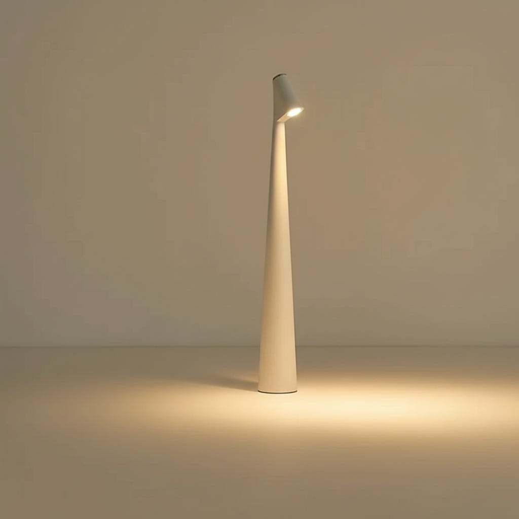 Wireless LED Table Lamp | Nordic Minimalist Design with Rechargeable Battery | Cordless Indoor Lighting