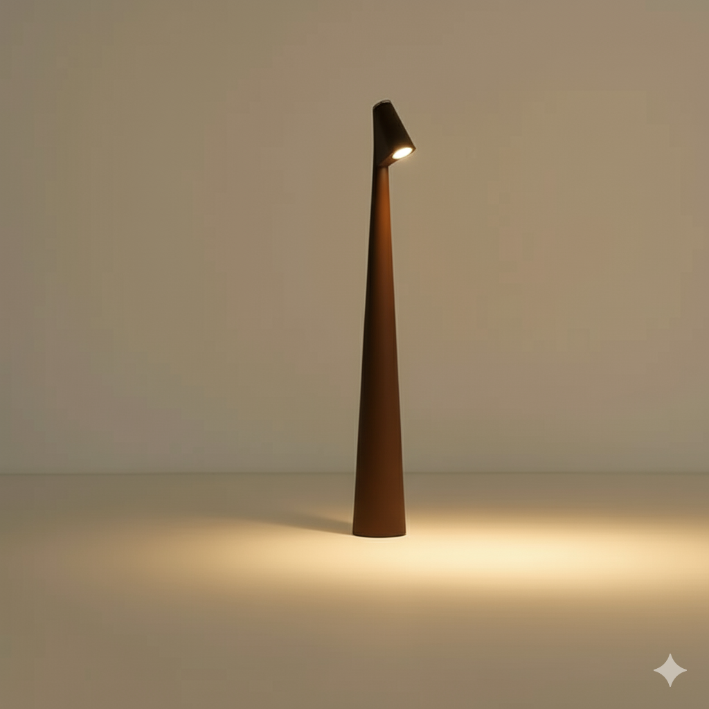 Wireless LED Table Lamp | Nordic Minimalist Design with Rechargeable Battery | Cordless Indoor Lighting