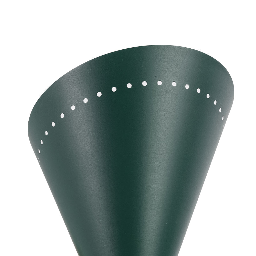 2-Light Iron Wall Sconce – Color-Block Hourglass Design with Slanted Frame