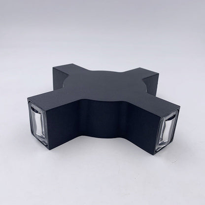 Cross Beam LED Outdoor Wall Light – Waterproof Modern Facade Lighting