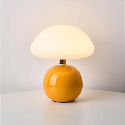 French Style Cream Mushroom Lamp – Modern Ambient Light