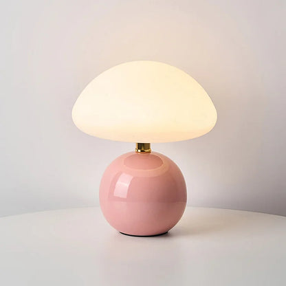 French Style Cream Mushroom Lamp – Modern Ambient Light