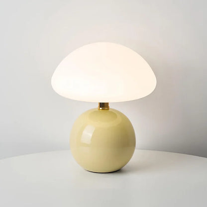 French Style Cream Mushroom Lamp – Modern Ambient Light