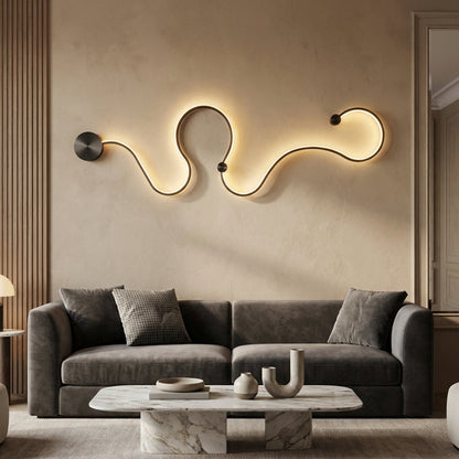 Artistic Curlicue | Wall Sconce Light with Unique Design & Durable Materials | Modern Wall Decor for Any Interior