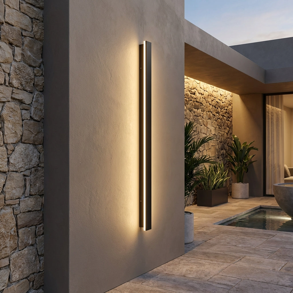 Elegant Outdoor Wall Light | Waterproof LED RGBW Sconce with Modern Design | Stylish Illumination for Outdoor Spaces