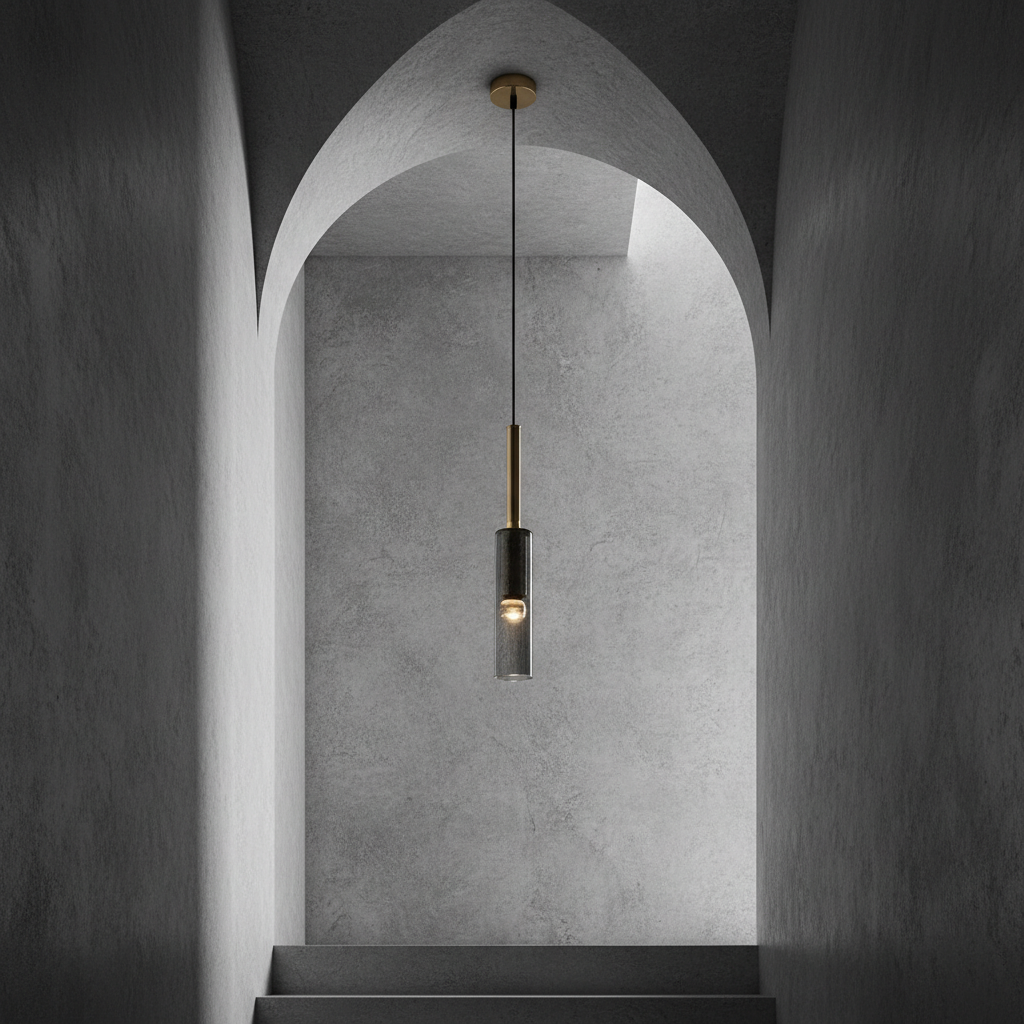Nordic Elegance | Glass Pendant Light with Adjustable Height | Stylish Design for Modern Kitchens