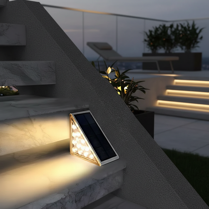 Outdoor Solar Step Lights | Energy-Efficient LED Design for Safety & Style