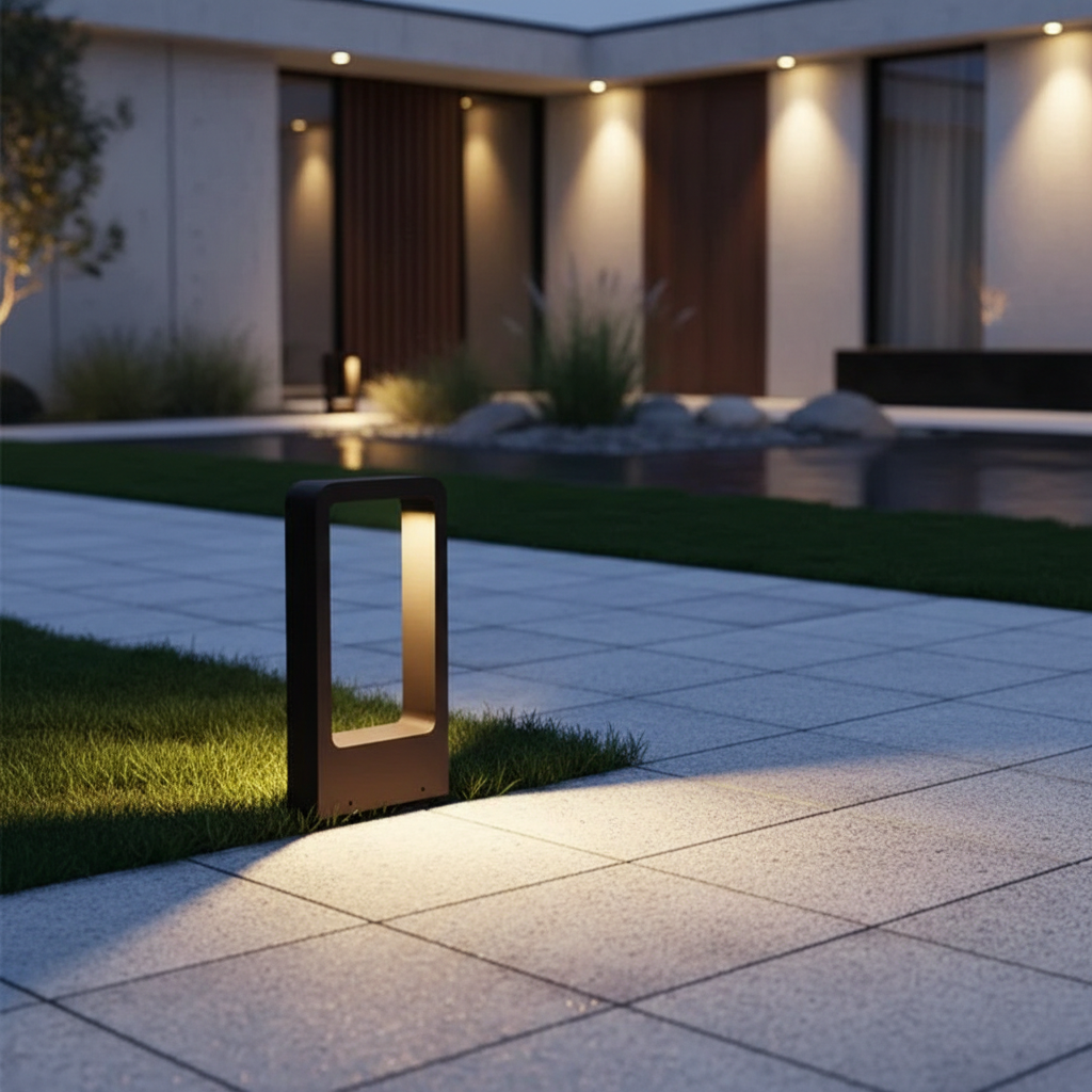 TerraLuxe | Outdoor Light for Gardens with Robust Aluminum Design | Elegant Illumination for Pathways and Driveways