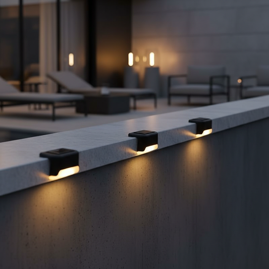 Solar Garden Lights | Wireless Outdoor Wall Lighting with Automatic On/Off | Eco-Friendly Illumination for Garden Ambiance