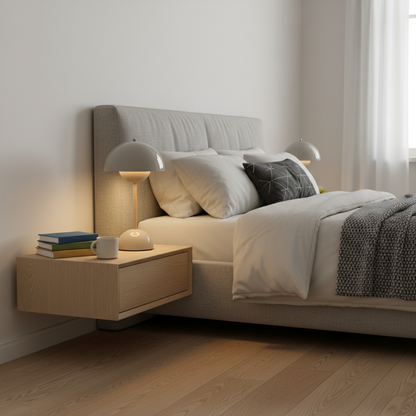 Scandinavian Table Lamp with Dimmable Light | Modern Design for Cozy Bedrooms and Living Rooms
