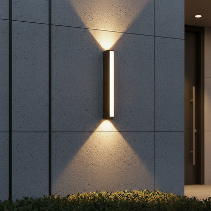 Cascade Collection | Outdoor Wall Light with Durable Aluminum Design | Modern Elegance for Indoor & Outdoor Use