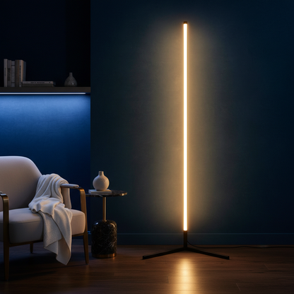 Modern Tall Hill Light | LED Floor Lamp with Color-Changing Feature | Stylish Ambiance for Any Room