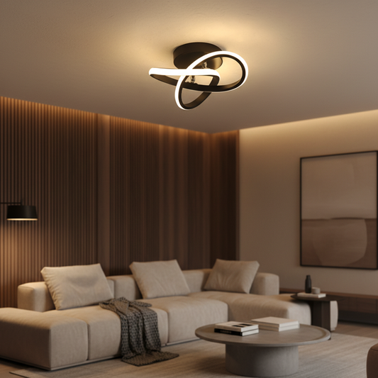 Smartlight | Flush Mount Ceiling Light with Adjustable 3 Lighting Modes | Elegant Design for Versatile Atmosphere