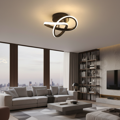 Smartlight | Flush Mount Ceiling Light with Adjustable 3 Lighting Modes | Elegant Design for Versatile Atmosphere