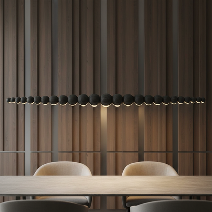 Wooden Beads Chandelier Light | Rustic Design with Soft Lighting | Elegant Home Decor for Dining Room
