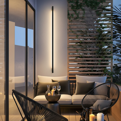 Vionra | Solar Outdoor Wall Lamp with Modern Design & LED Light | Eco-Friendly Illumination for Elegant Exteriors