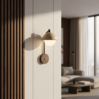 Sculptural Arco Wall Lamp | Soft LED Light with Minimalist Design | Elegant Sconce for Contemporary Interiors
