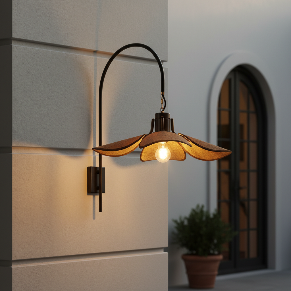Modern Wabi Sabi | Wall Sconce Light with Soft LED for Cozy Interiors