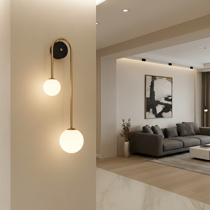 Elegant Arch Wall Sconce Light with Soft LED Glow | Contemporary Design for Stylish Interiors