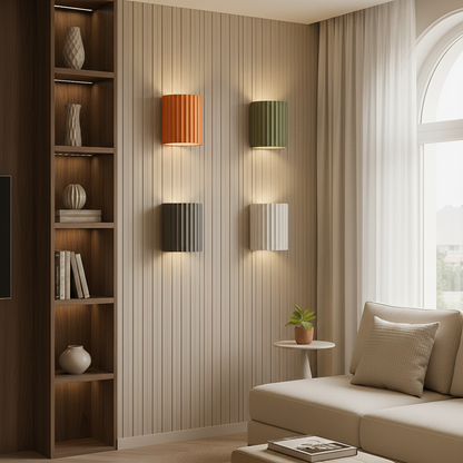 Luxora | Macaron Wall Lamp with Soft LED Glow | Modern Design for Elegant Spaces