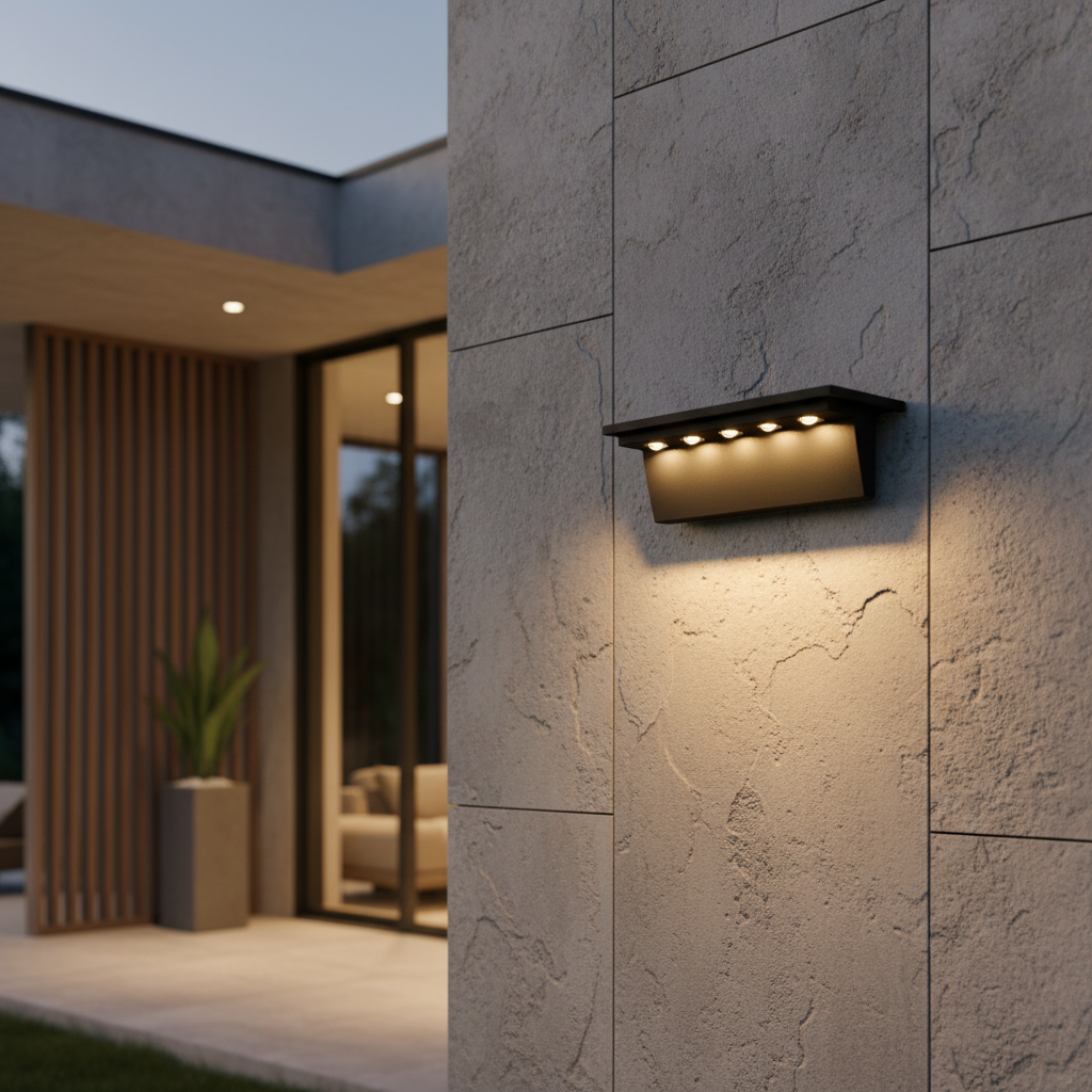 SmartGlow | Solar Outdoor Lights with Weather-Resistant Design | Elegant Illumination for Patios and Gardens