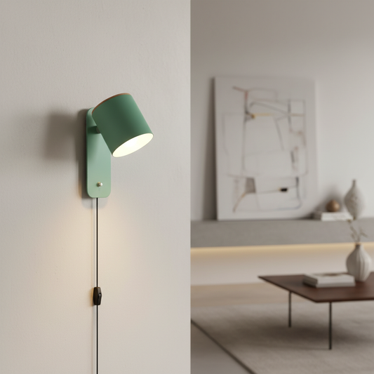Modern Cylinder Wall Sconce Lighting with Minimalist Design | Elegant Wall Lamp for Contemporary Spaces