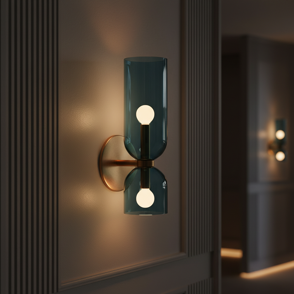 Clarva | Modern Glass Wall Lamp with Minimalist Design