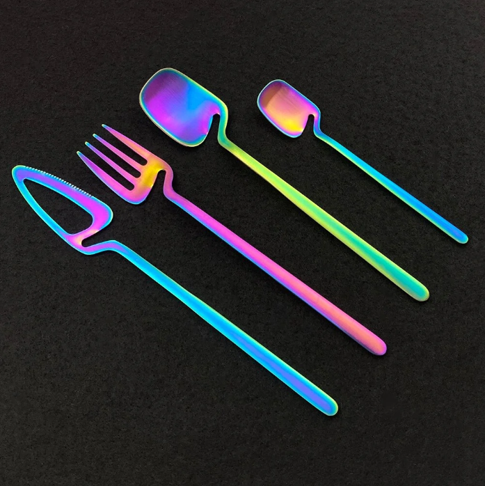 Hipstell Black Flatware Set – Stylish & Durable Cutlery