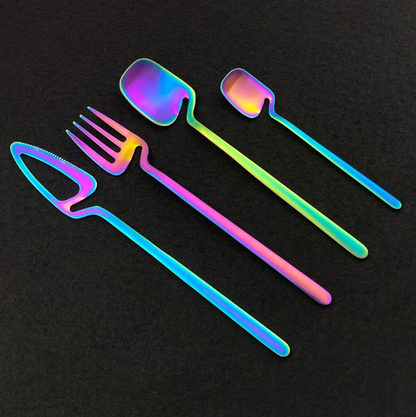 Hipstell Black Flatware Set – Stylish & Durable Cutlery