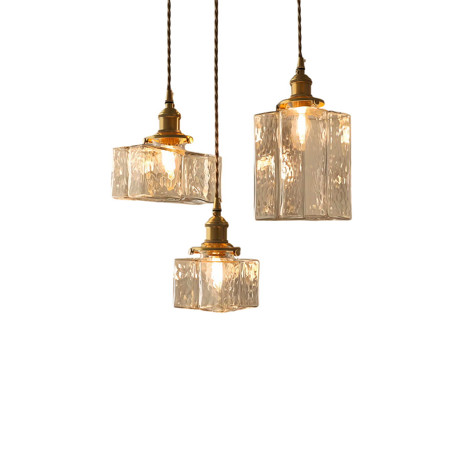 Modern Retro Hanging Glass Lamp