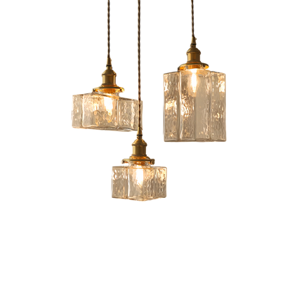 Modern Retro Hanging Glass Lamp