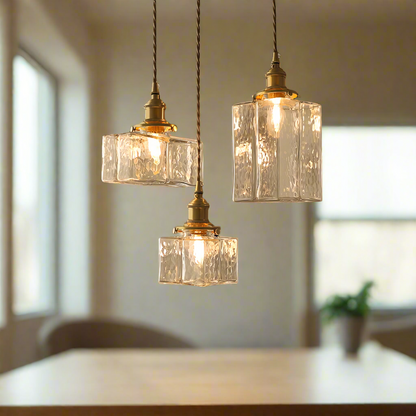 Modern Retro Hanging Glass Lamp