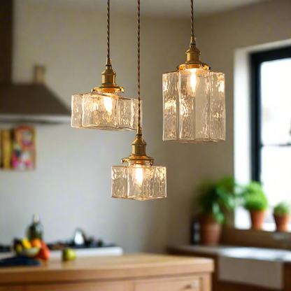 Modern Retro Hanging Glass Lamp