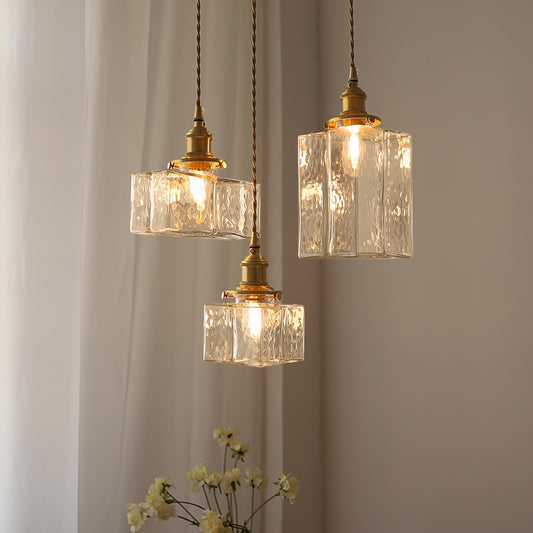 Modern Retro Hanging Glass Lamp