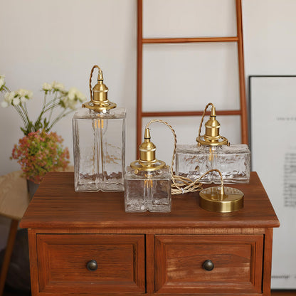 Modern Retro Hanging Glass Lamp