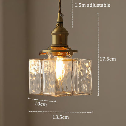 Modern Retro Hanging Glass Lamp