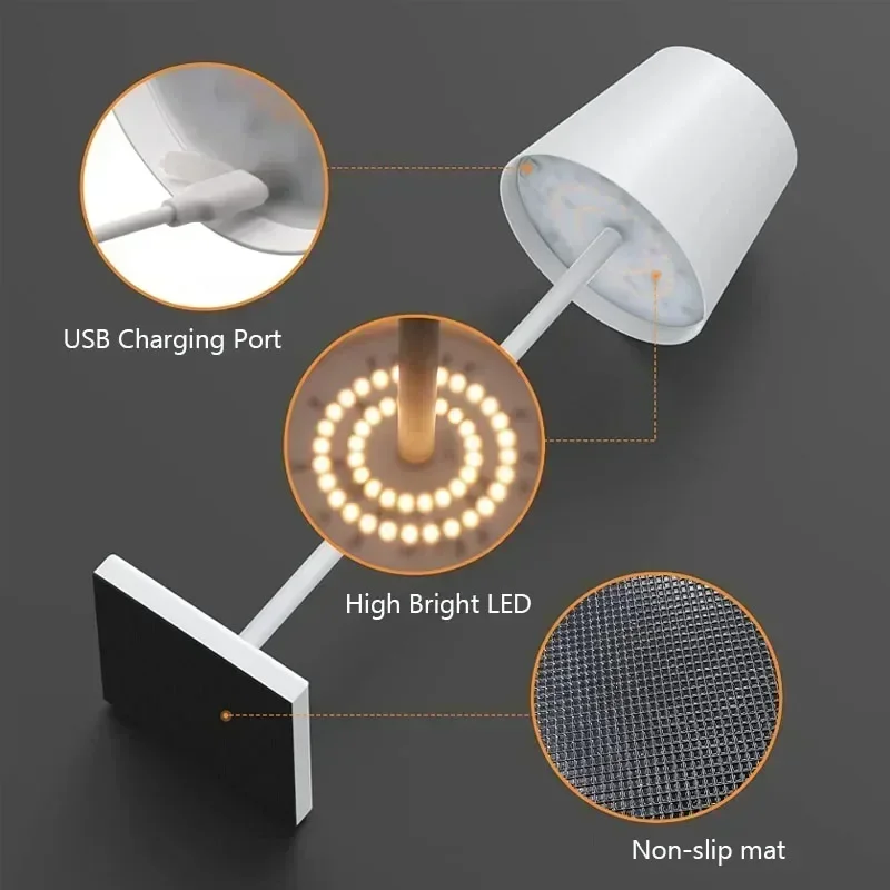 Dimmable LED Table Lamp For Bar or Restaurant Bulk
